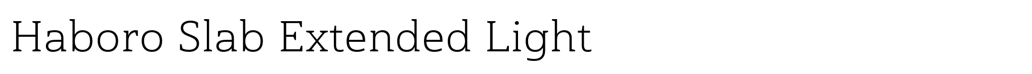 Haboro Slab Extended Light image